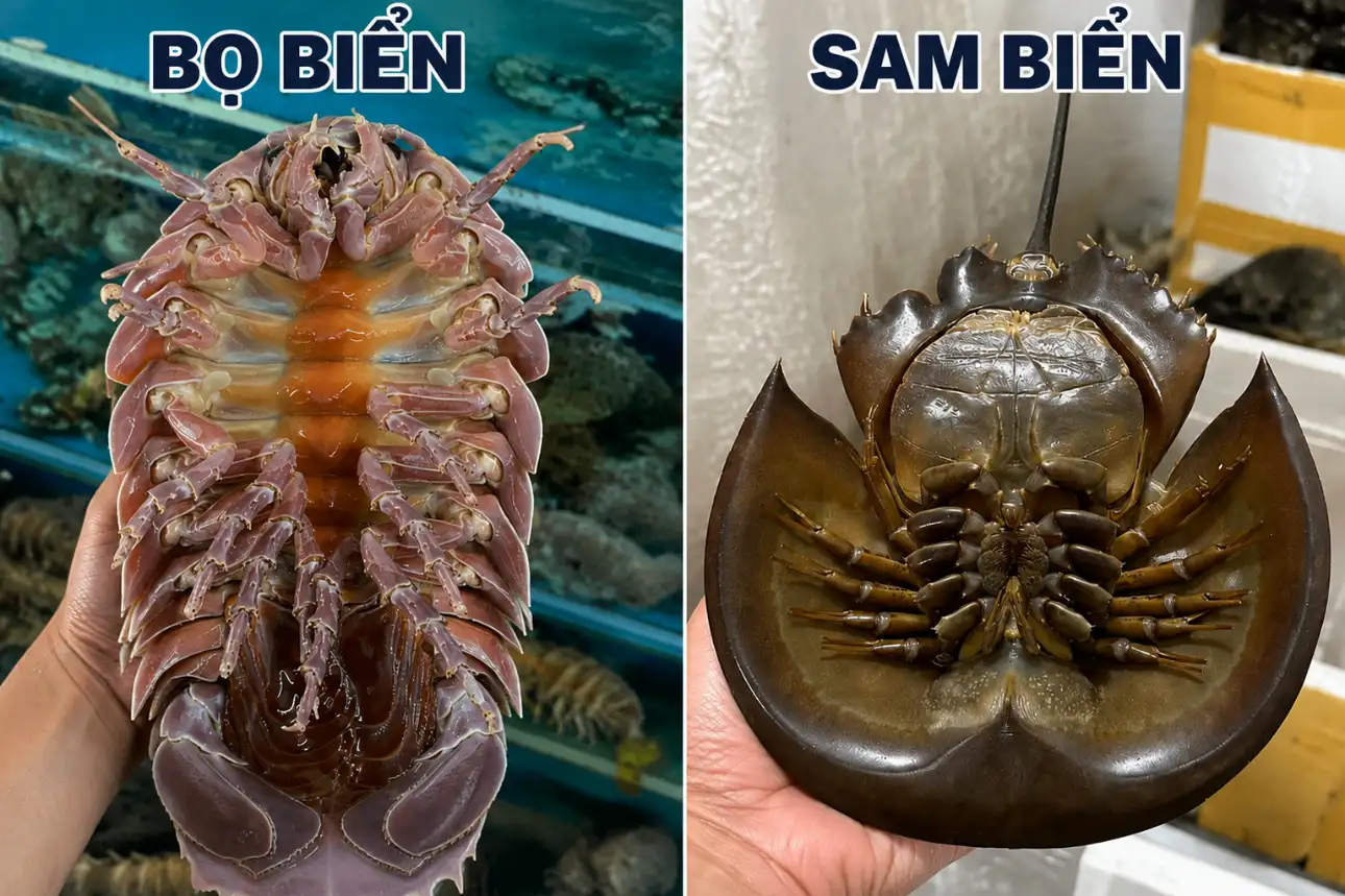 So sánh và phân biệt bọ biển với sam biển qua đặc điểm hình dáng